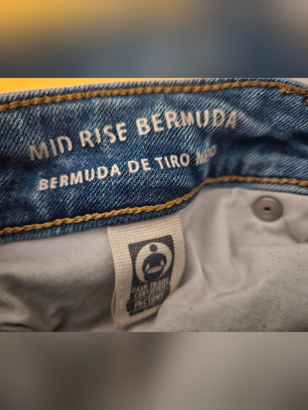 Mid Rise Bermuda Shorts - Picture 4 of 4